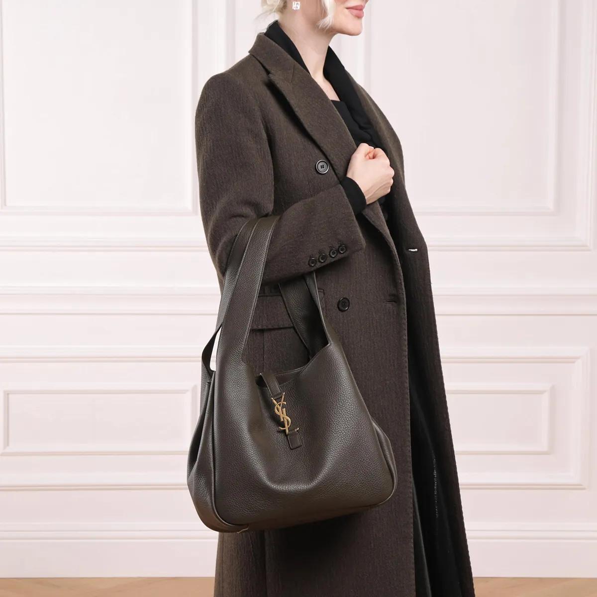 Saint Laurent Shoppers Le 5 A 7 Bea Bag in groen