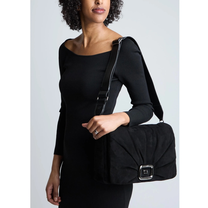 Roger Vivier Crossbody Bag Viv' Choc Large Black(Image 3)