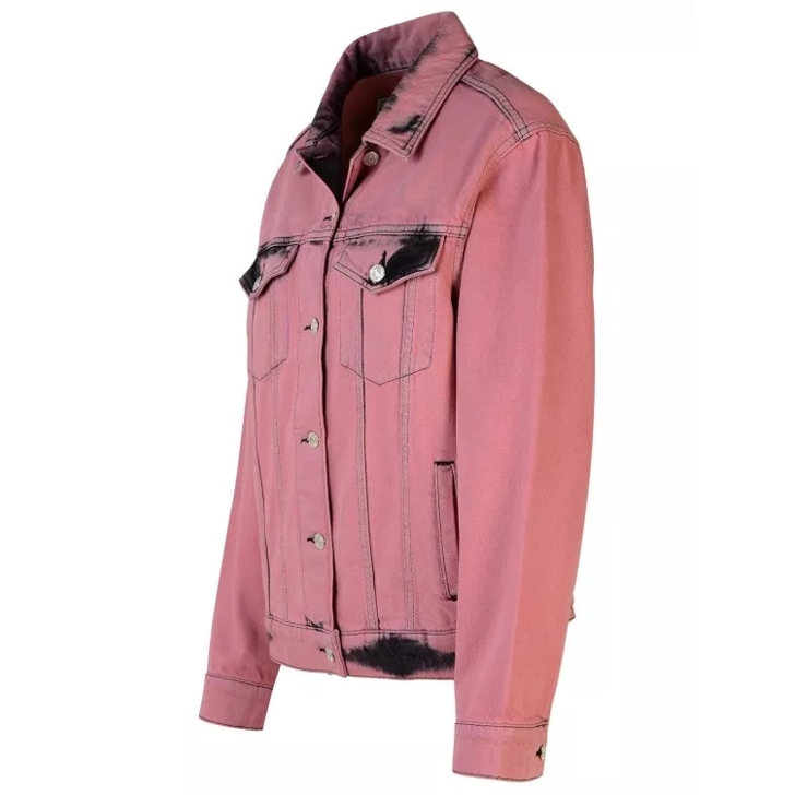Moschino Pink Cotton Jeans Jacket Pink