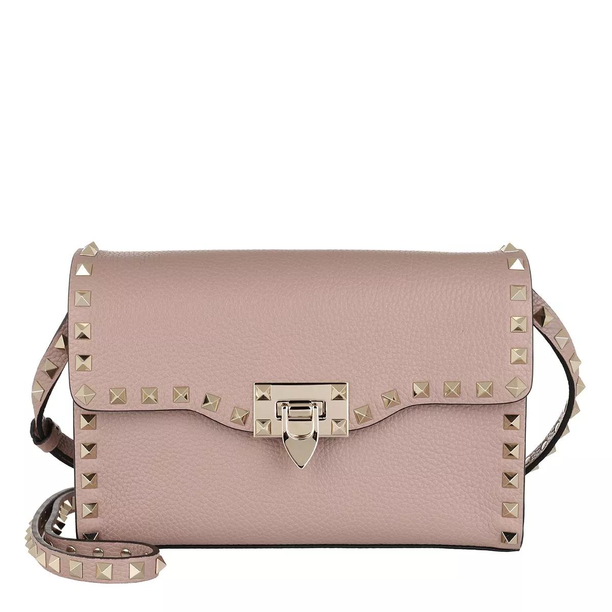 Valentino Garavani Clutches - Rockstud Small Crossbody Bag Pastel - Gr. unisize - in Beige - für Damen