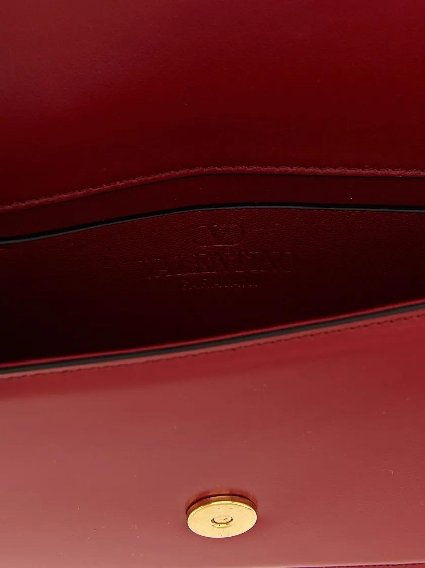 Valentino Garavani Clutches 'Vain' Clutch Bag in rood