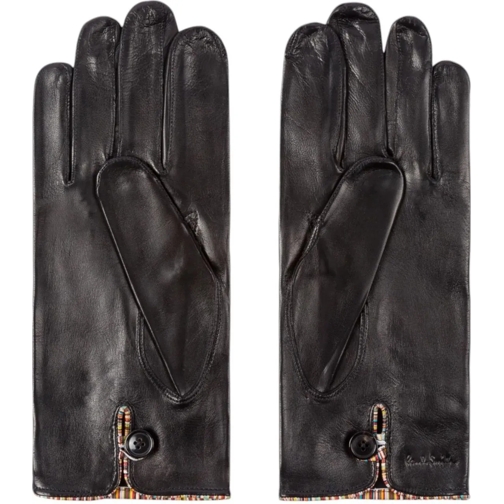 Paul Smith Gant Gants cuir Noir bord baya poignets M1A 028D AG21 7 schwarz