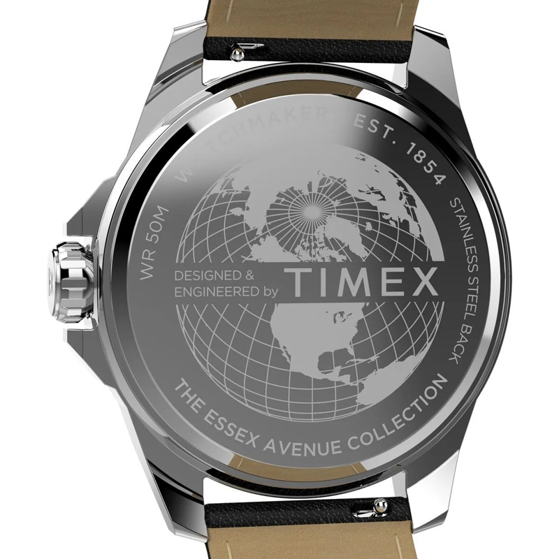 Timex Automatikuhr Quarz-Analoguhr Timex Essex schwarz(Image 4)