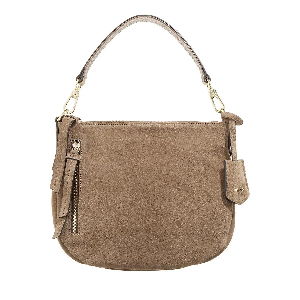 Abro Hobo Bag - Beutel Juna Small/ Camel - Gr. unisize - in Grün - für Damen