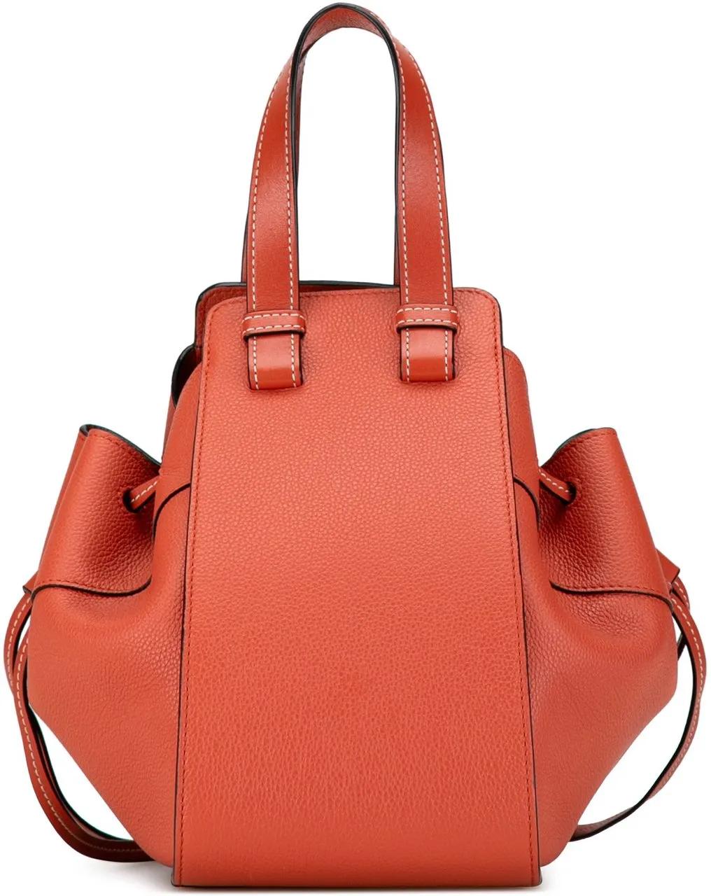 Thumbnail - Loewe Hobo Bags - 2010-2023 Small Leather Hammock Satchel - Gr. unisize - in Orange - für Damen