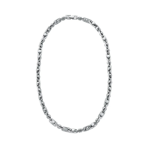 Michael Kors Mittellange Halskette Michael Kors Platinum Astor Link Chain Necklace Silver