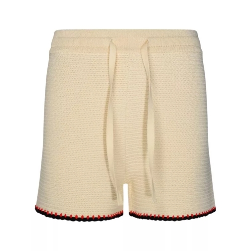 Jil Sander  Cream Cotton Shorts Neutrals