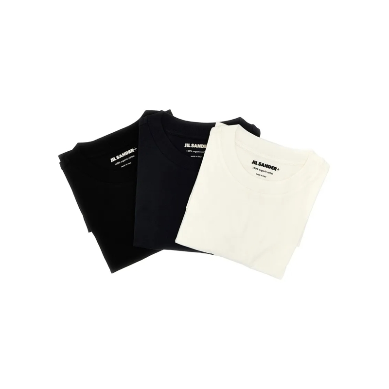 Jil Sander T-Shirt 3-Pack Logo Patch T-Shirt Multicolor(Image 3)