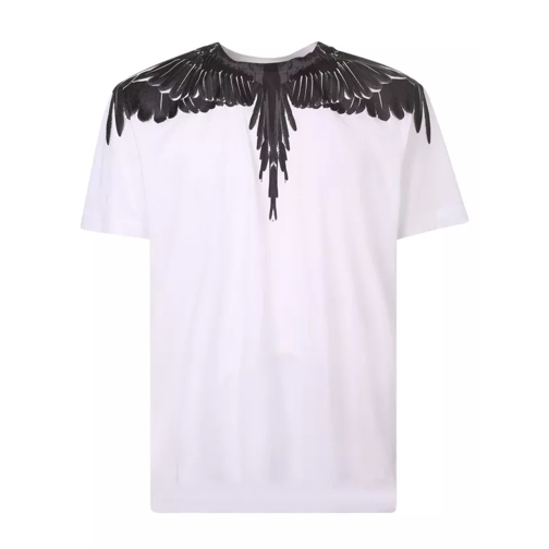 Marcelo Burlon Icon-Wings Motif T-Shirt White T-tröjor