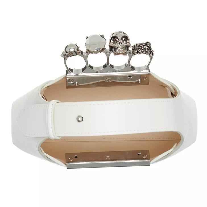 Alexander McQueen The Jewelled Hobo Mini Bag Softivory | Minitasche