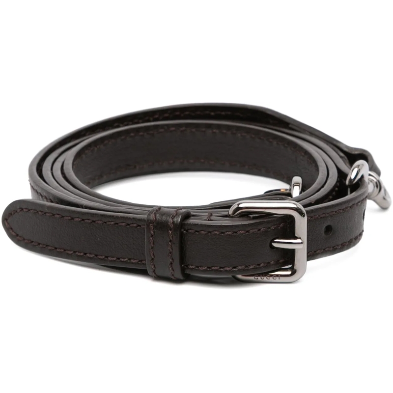 Gucci Sac à bandoulière Leather Bag Strap braun