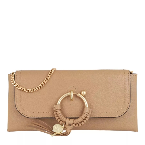 See By Chloé Crossbody Cowhide Leather Suede Coconut Brown Crossbody Bag