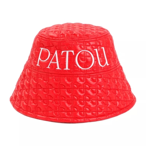 Patou  Red Ski Slope Bucket Hat Red