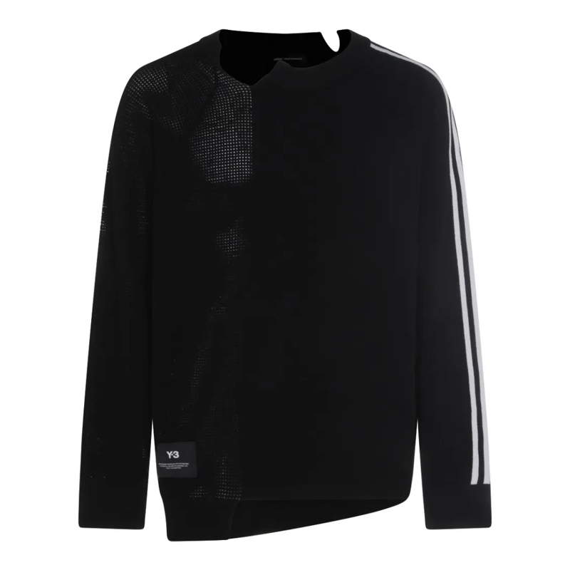 Y-3  Tech Three Stripes Sweatshirt Black