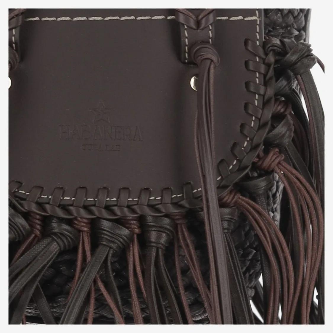 Thumbnail - Cuba Lab Crossbody Bags - Habanera Cuoieria Bag - Ebony - Gr. unisize - in Braun - für Damen