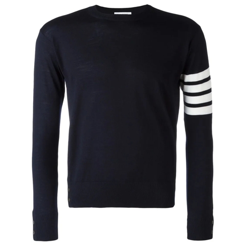 Thom Browne Pullover 4-Bar Jumper Blue