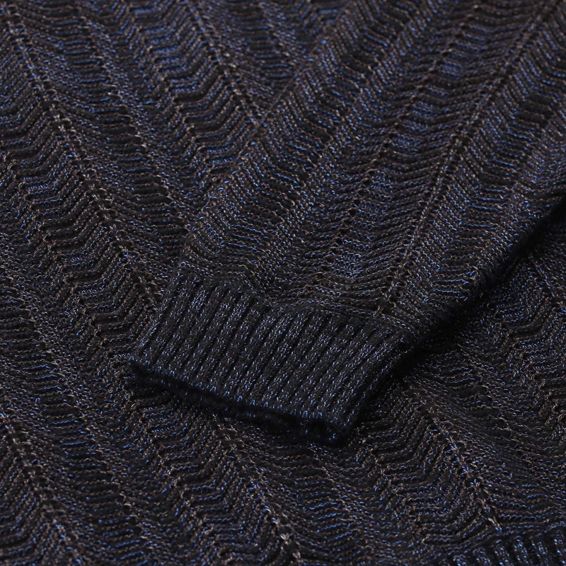 Missoni Poloshirt Pullover aus Wollmix blau(Image 5)