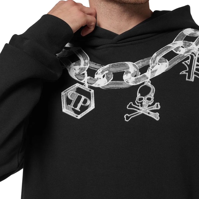 Philipp Plein Top Hoodie schwarz(Image 5)