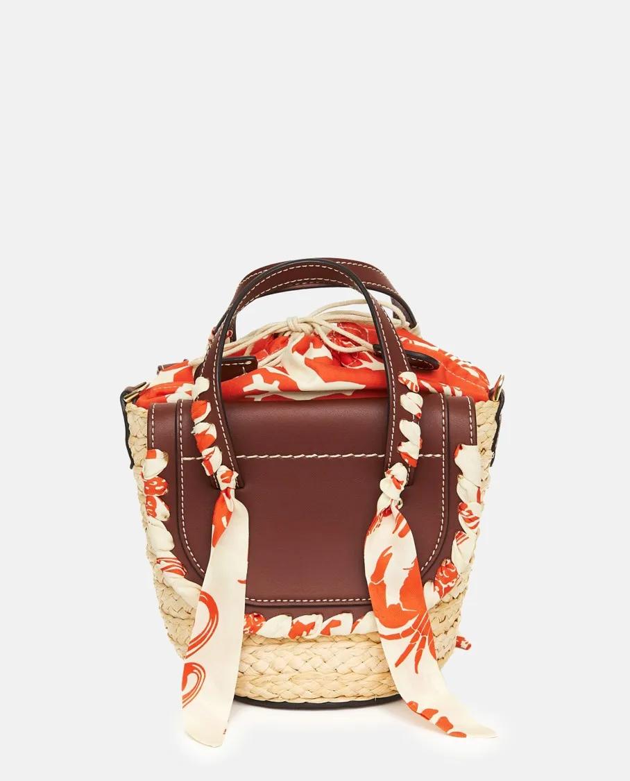 Cuba Lab Shoppers & Totes Habanera Silk Handbag in bruin