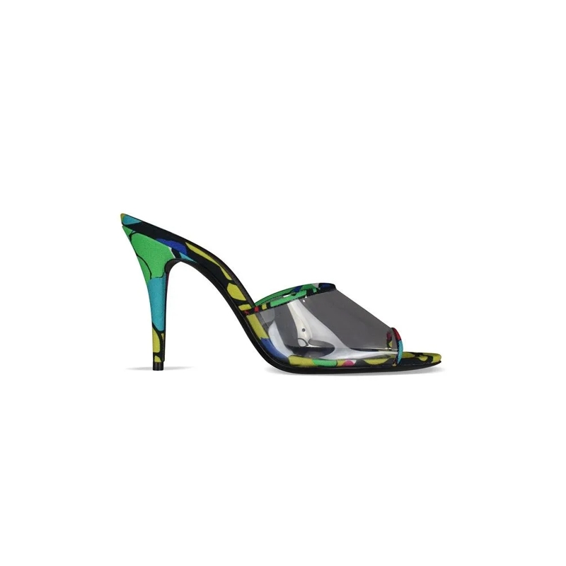 Saint Laurent Mules Mules Lolita Grey