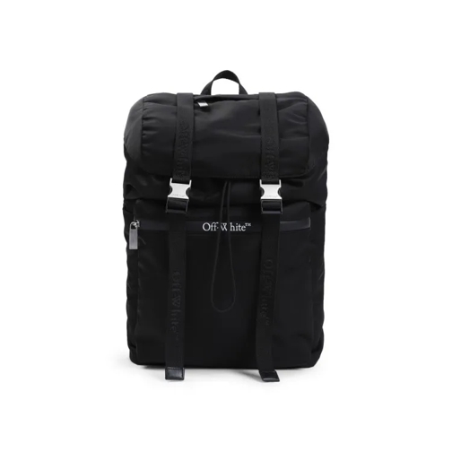 Off-White Rugzak Outdoor Nylon Backpack Black