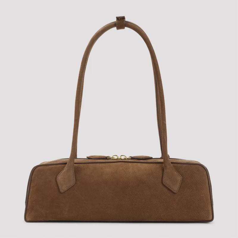 Alaia Schultertasche Brown Calf Leather Teckel Shoulder Bag Brown