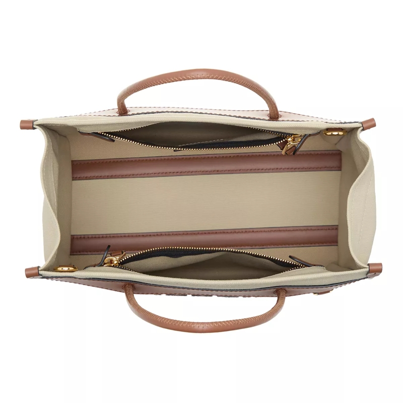 Moschino Crossbody Bag Moschino Tote Shoulder Bag Fantasy Print Beige(Image 6)