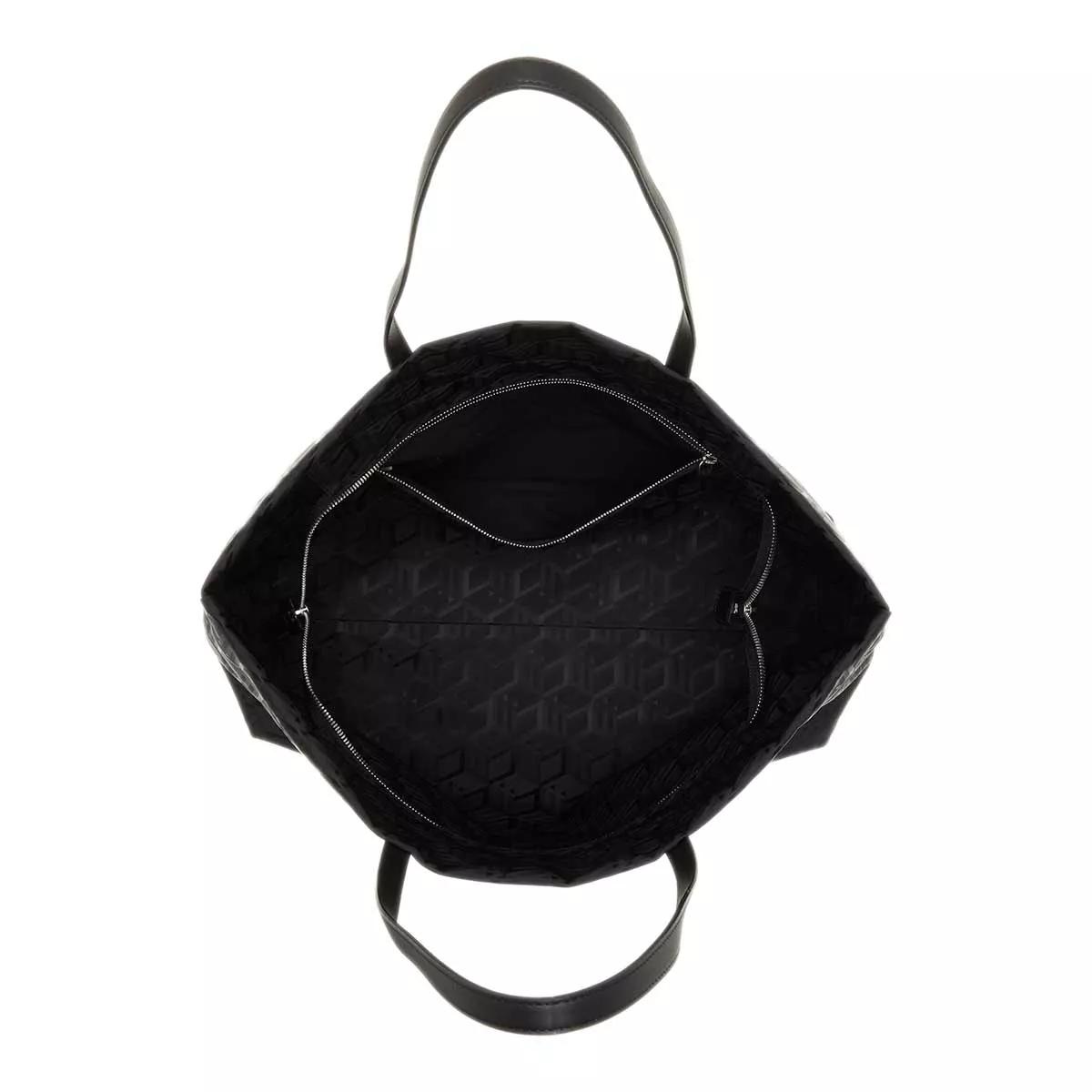 Mcm black medium tote hot sale