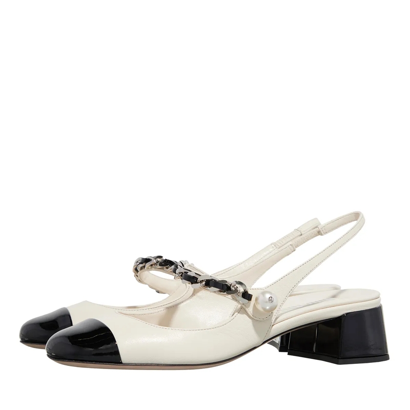 Miu Miu Pumps 35mm Pump Avorio / Nero