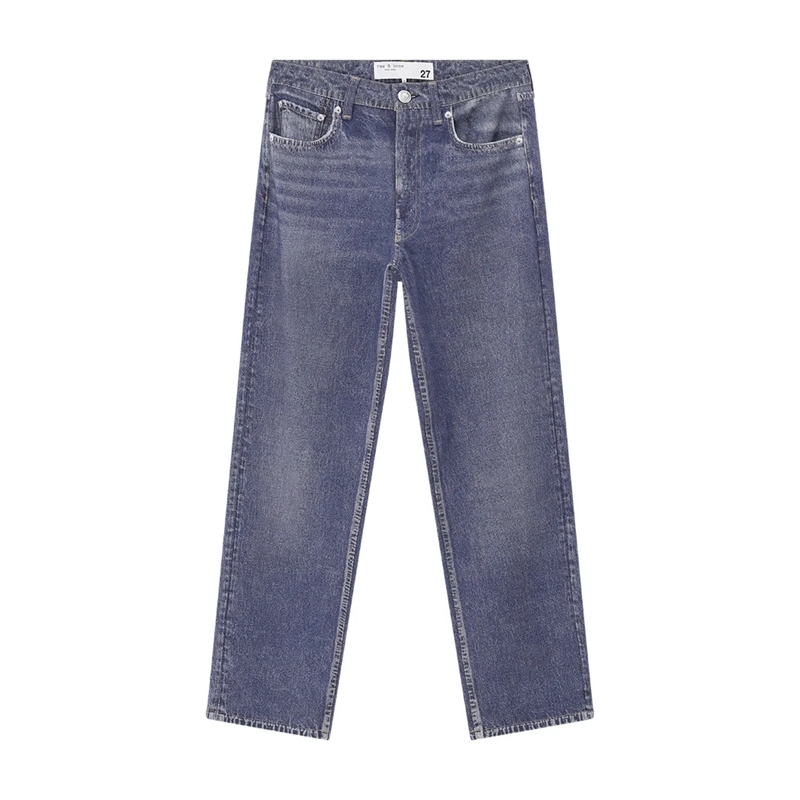 Rag & Bone Jeans Hose in Denim-Optik blau