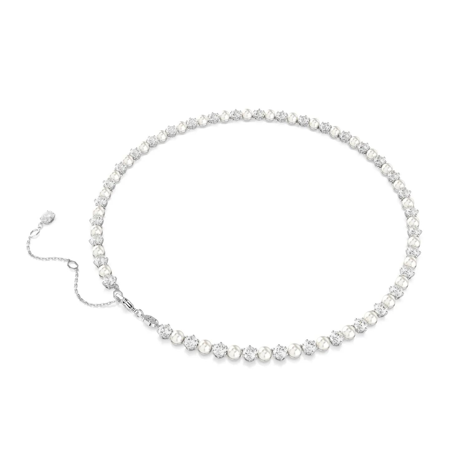 Thumbnail - Swarovski Halskette - Matrix Kette - Gr. unisize - in Silber - für Damen