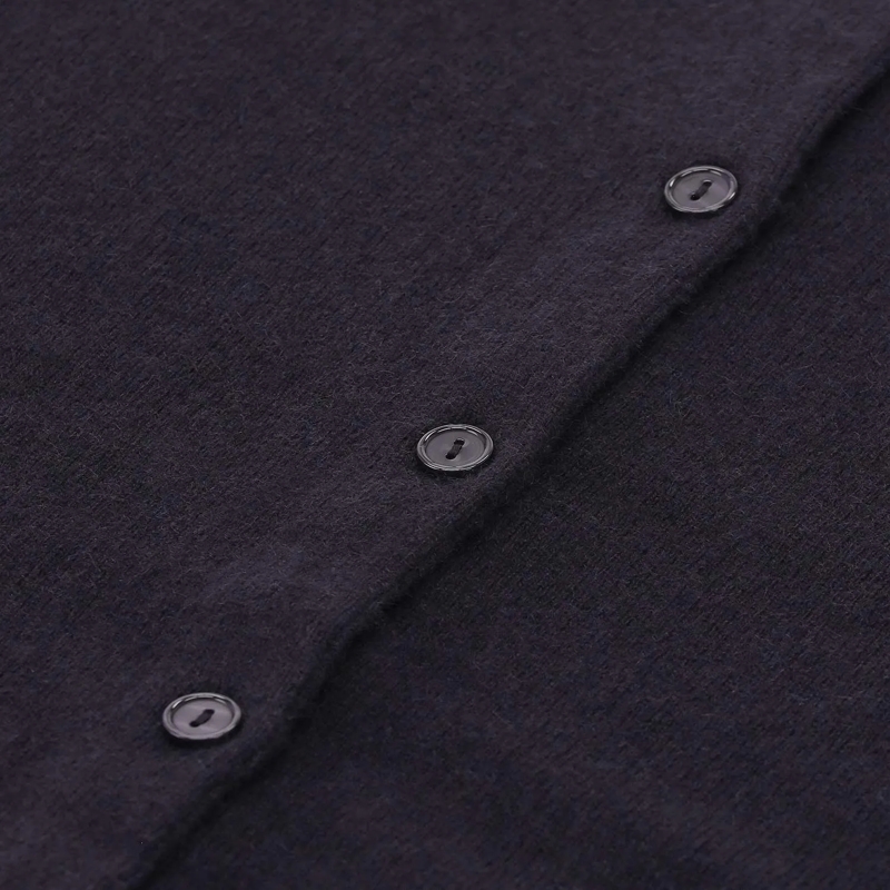 Samsøe Samsøe Strickjacke Strickjacke Saboston aus Kaschmir blau(Image 3)