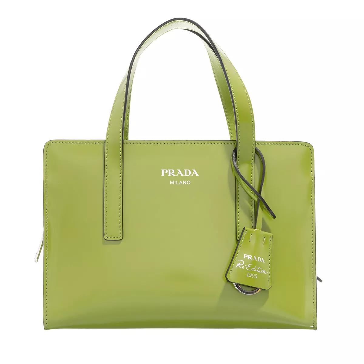 Re Edition 1995 Brushed Leather Mini Handbag Green Mini Bag