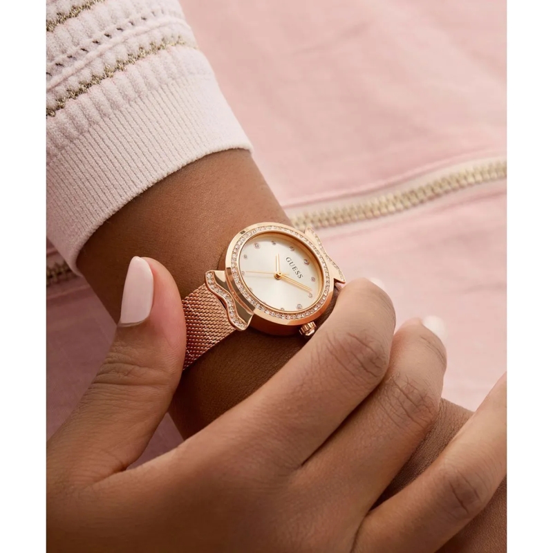 Guess Quarzuhr Quarz-Analoguhr Mermaid rosa(Image 5)