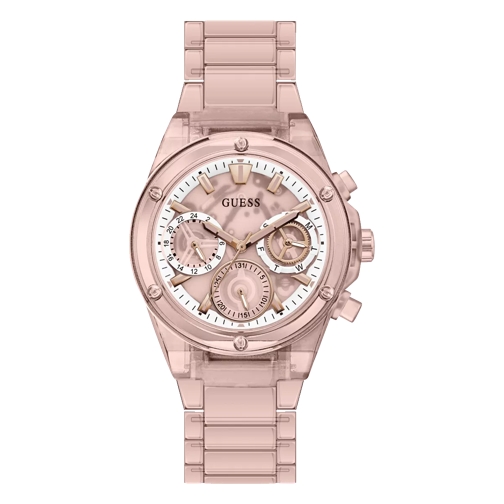 Guess Athena Pink Quartz Horloge