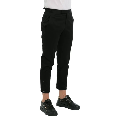 Neil Barrett  Black Pants With Button Details Black (Image 2)