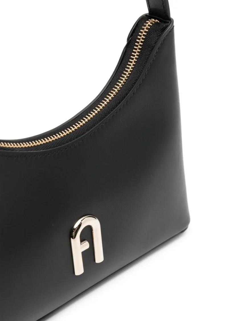 Furla Hobo bags Compact Shoulder Bag in zwart