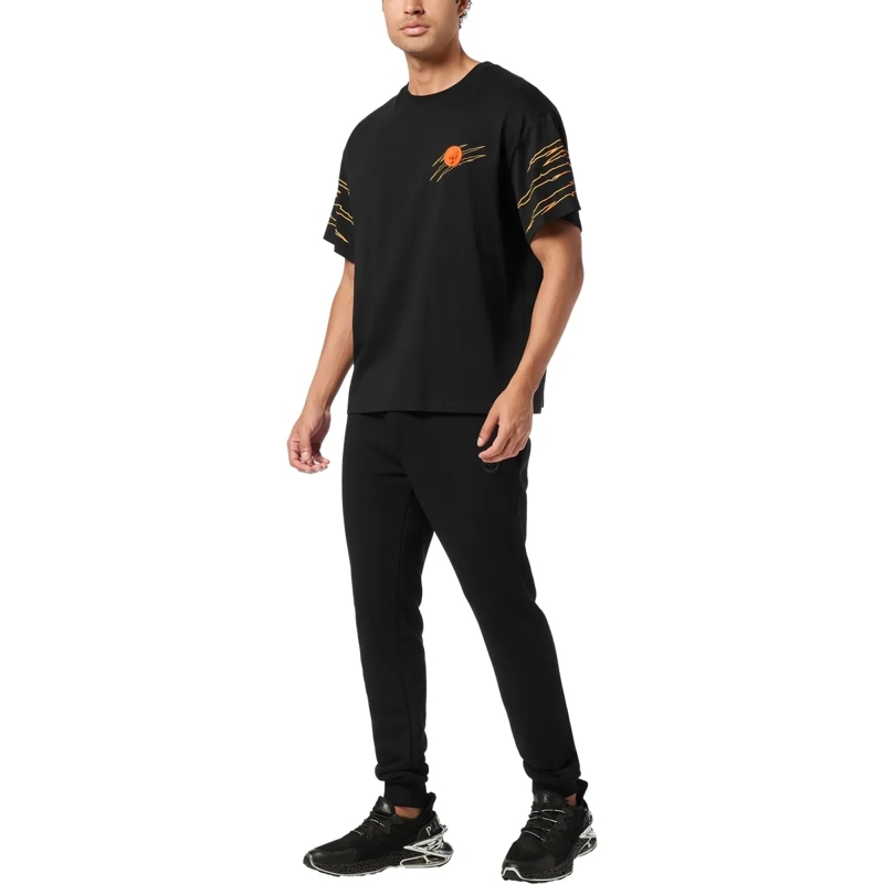 Plein Sport T-Shirt T-Shirt Rundhalsausschnitt Ss Scratch schwarz(Image 4)