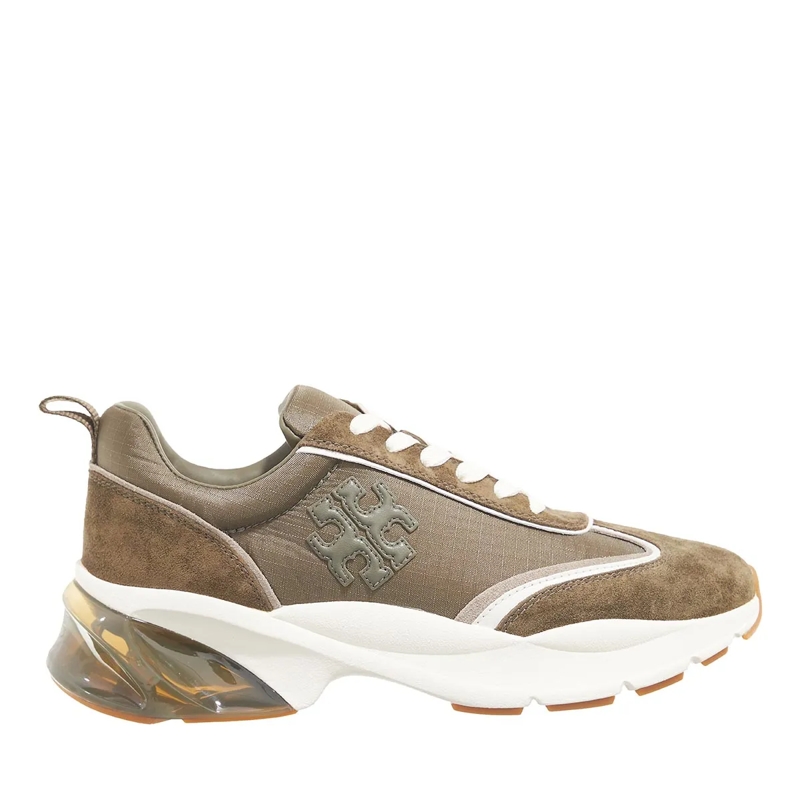 Tory Burch Low-Top-Sneaker Good Luck Bubble Trainer Dark Olive / Dark Olive/ Aneto