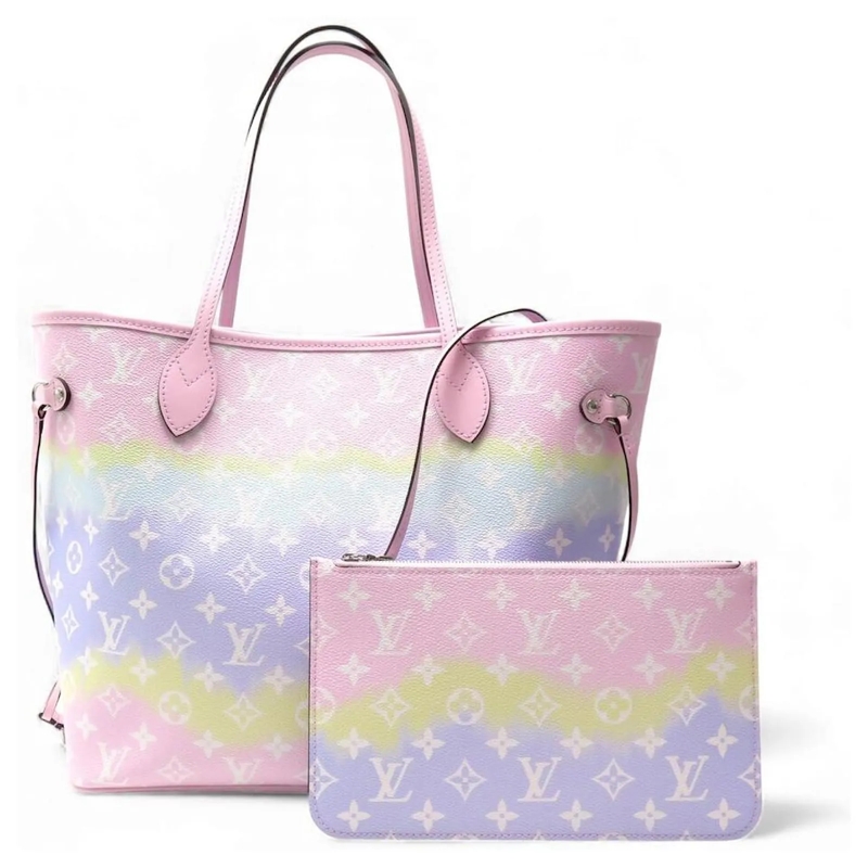 Louis Vuitton Shopper NEUE LOUIS VUITTON NEVERFULL MM TOILE ESCALADE PAS mehrfarbig