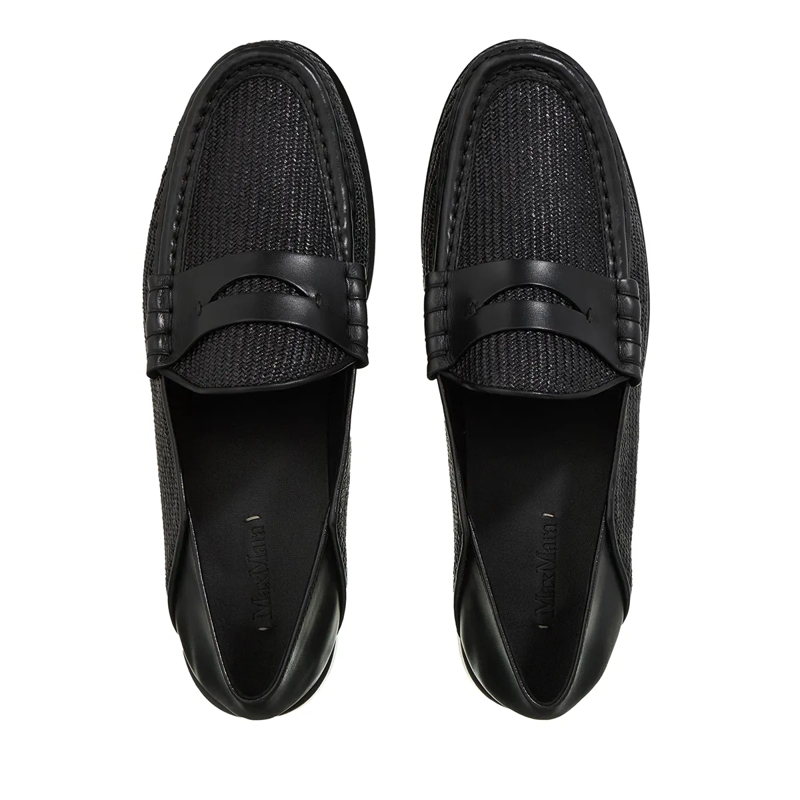 Max Mara Loafer Strawloafer Nero(Image 6)