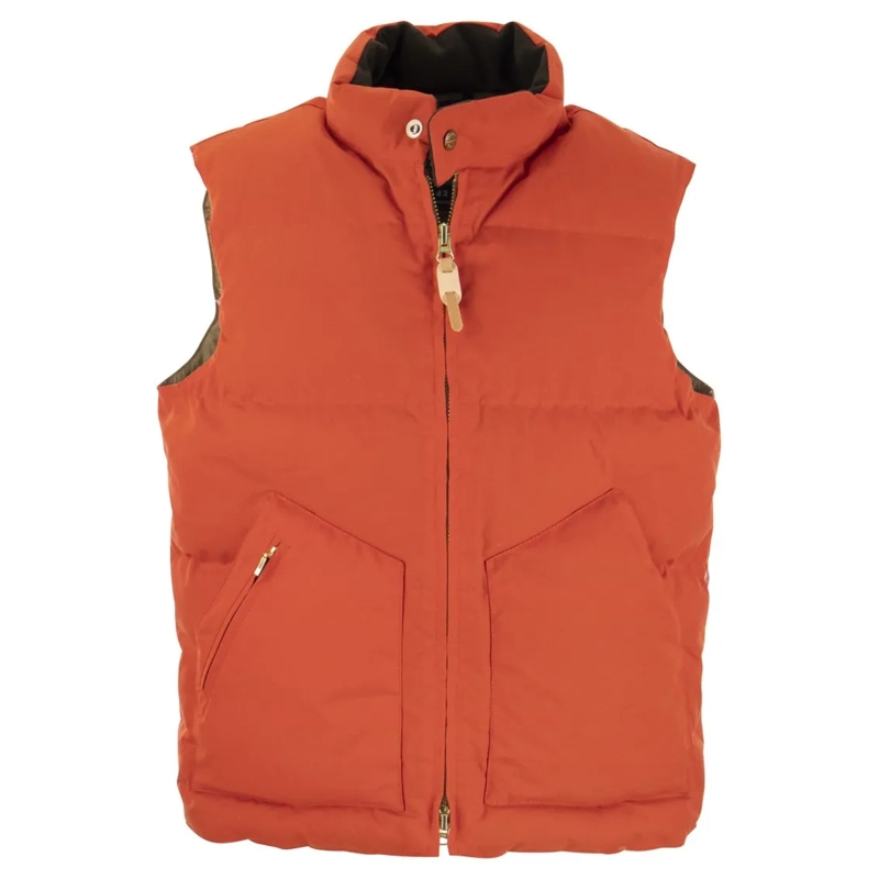 Manifattura Ceccarelli Daunenjacke Quilted Goose Down Waistcoat With Water-Repellent  Red