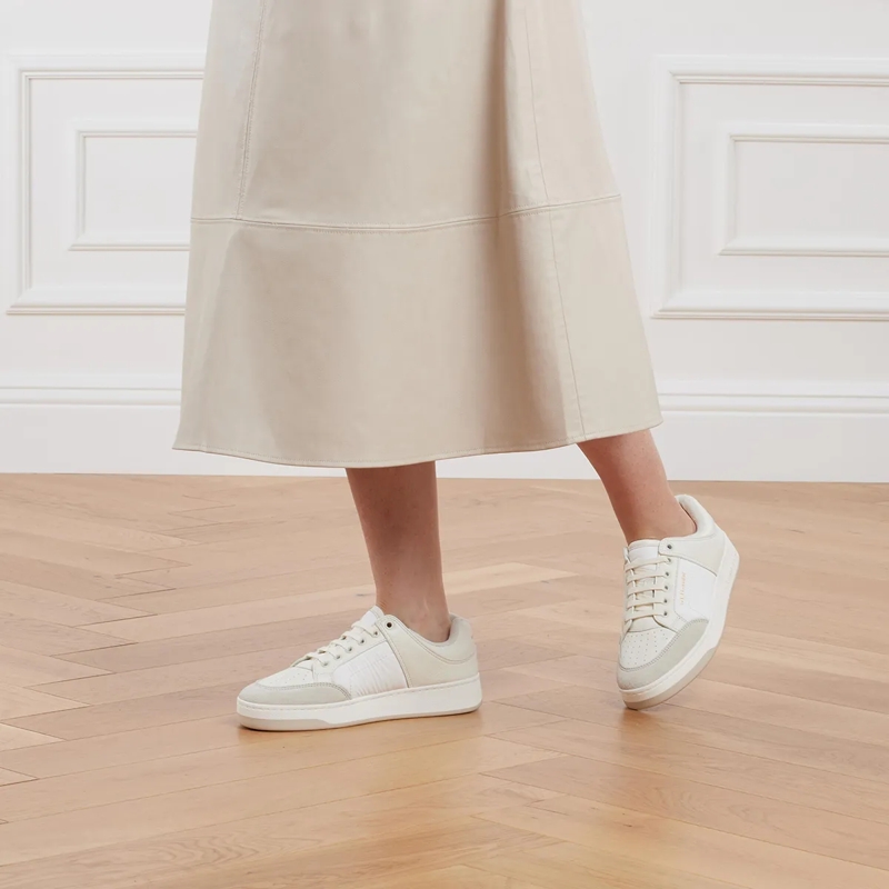 Saint Laurent Low-Top-Sneaker Saint Laurent Low Top Sneaker Blanc(Image 2)