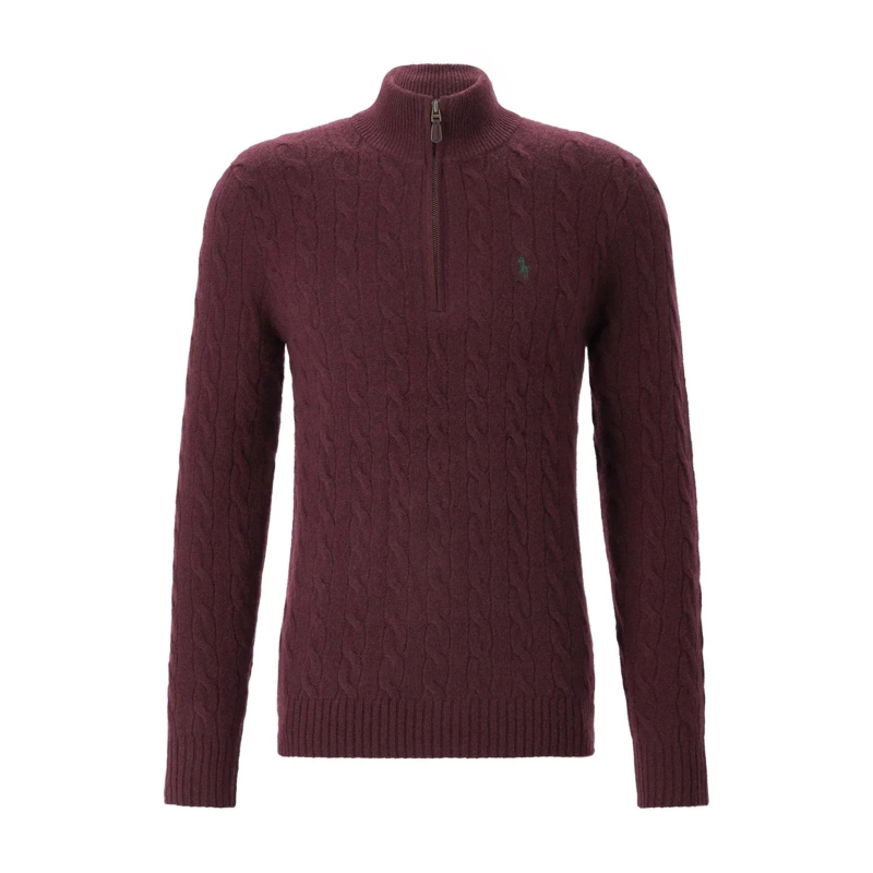Ralph Lauren Pull Sweaters Dark Red Dunkelrot