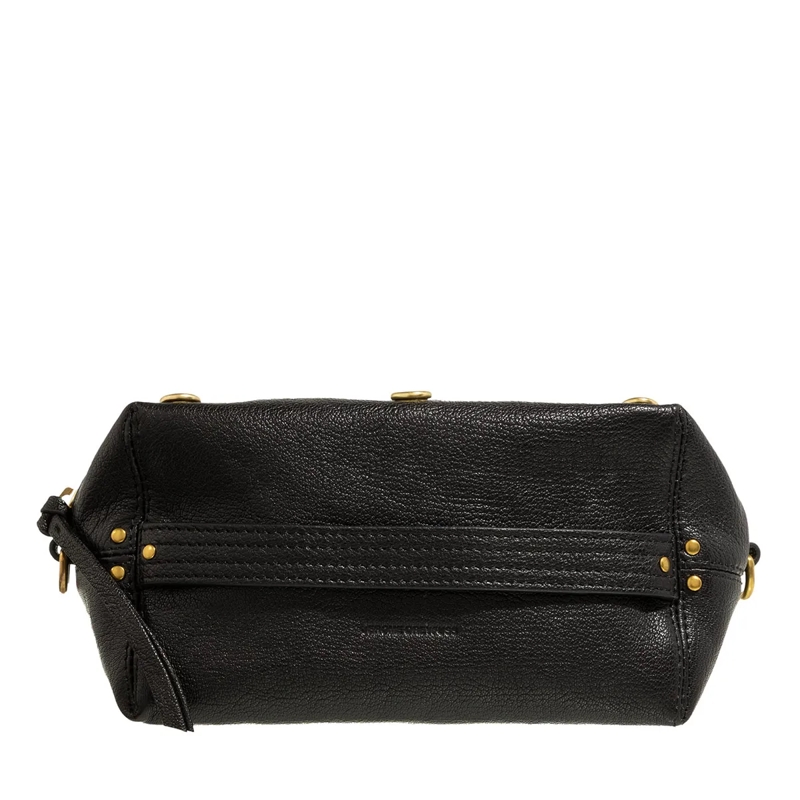 Jerome Dreyfuss Kosmetiktasche Lucky Case Goatskin Noir Graine