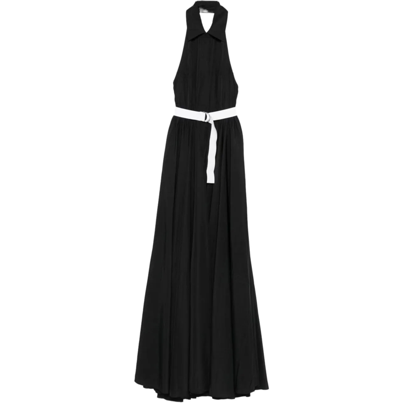Norma Kamali Robe longue Dresses Black schwarz