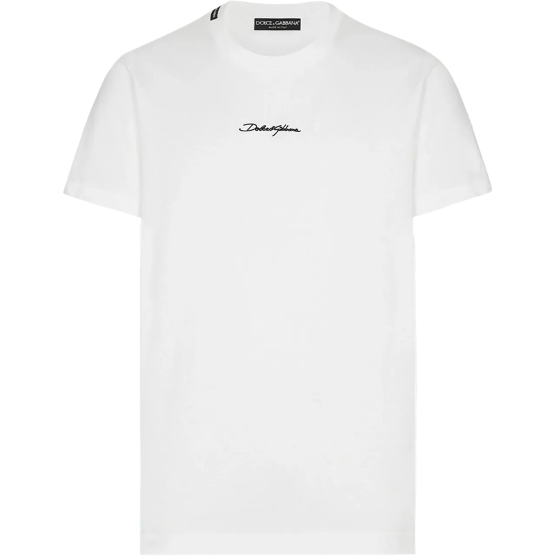 Dolce&Gabbana T-Shirt T-shirt bianca a maniche corte weiß