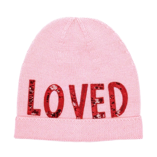 Gucci Wool Hat Sequin Loved Pink Wool Hat