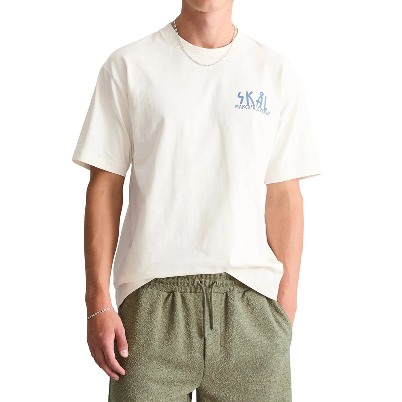 Marc O´Polo Hemd Herren T-Shirt von Marc O'Polo Denim. In schwerer  weiss(Image 2)