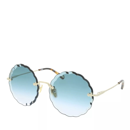 Chloé Sunglass WOMAN METAL GOLD-GOLD-BLUE Sunglasses